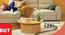 BUT Table basse yale ø 80 cm offre