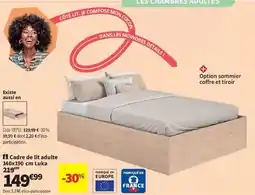 Conforama Cadre de lit adulte offre