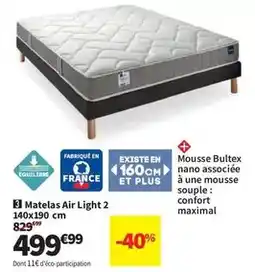 Conforama Bultex - matelas air light 2 offre