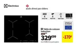 Conforama Electrolux - table de cuisson induction offre