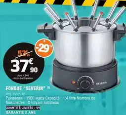 E.Leclerc Severin - fondue offre