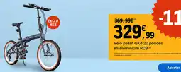 E.Leclerc Sport Vélo pliant gk4 20 pouces en aluminium rcb offre