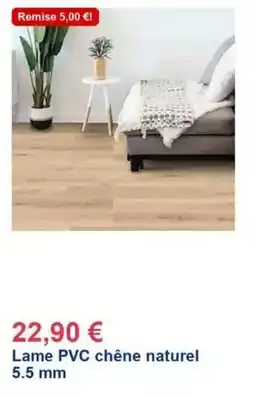 Décor Discount Lame pvc chêne naturel offre