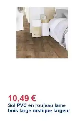 Décor Discount Sol pvc en rouleau lame bois large rustique largeur offre