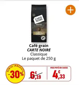 Coccinelle Express Café grain carte noire offre