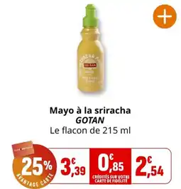 Coccinelle Express Mayo à la sriracha gotan offre