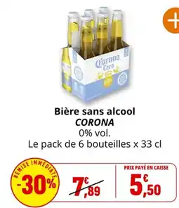 Coccinelle Express Bière sans alcool corona offre