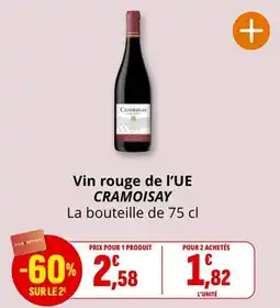 Coccinelle Express Vin rouge de l'ue cramoisay offre