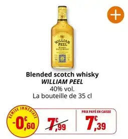 Coccinelle Express Blended scotch whisky william peel offre