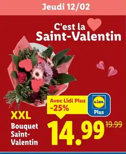 Lidl Bouquet Saint- Valentin offre
