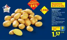 Lidl Pomme de terre chair ferme offre