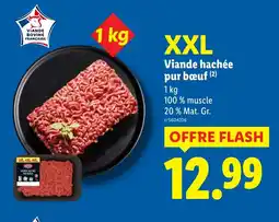Lidl Viande hachée pur bœuf offre
