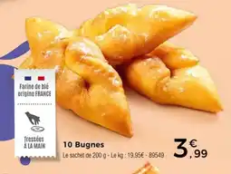 Thiriet 10 bugnes offre