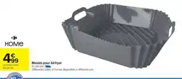 Carrefour Market Moules pour Airfryer offre
