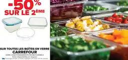 Carrefour Market SUR TOUTES LES BOÎTES EN VERRE CARREFOUR offre