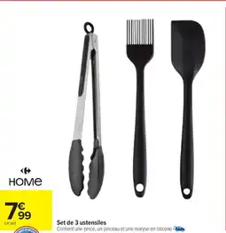 Carrefour Market Set de 3 ustensiles offre