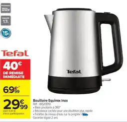 Carrefour Market Bouilloire Equinox inox offre