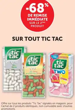 Hyper U SUR TOUT TIC TAC offre