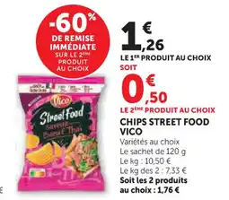 Hyper U Chips street food vico offre