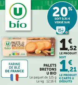 Hyper U Palets bretons u bio offre