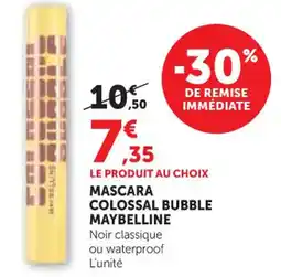 Hyper U Mascara colossal bubble maybelline offre