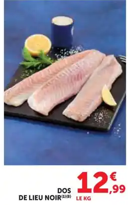 Hyper U Dos de lieu noir offre