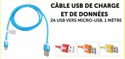 Centrakor CÂBLE USB DE CHARGE ET DE DONNÉES offre