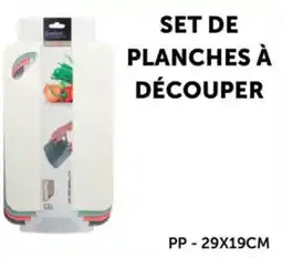 Centrakor Set de planches à découper offre