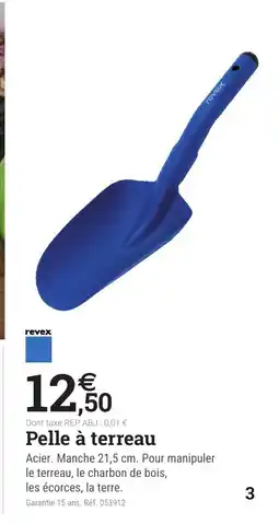 Espace emeraude Pelle à terreau offre