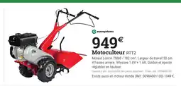 Espace emeraude EUROSYSTEMS Motoculteur RTT2 offre