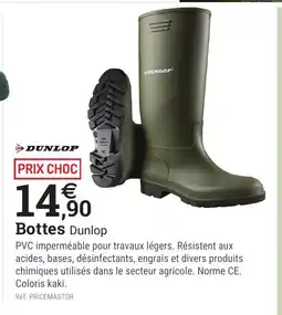 Espace emeraude DUNLOP Bottes offre