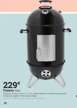 Espace emeraude Fumoir Oskar offre