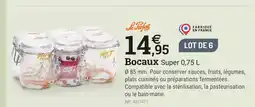 Espace emeraude Bocaux Super offre