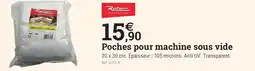 Espace emeraude REBER Poches pour machine sous vide offre