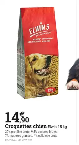 Espace emeraude ELWIN Croquettes chien offre