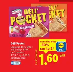 Lidl DÉLI' POCKET offre