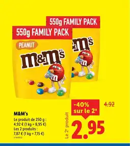 Lidl M&M's offre