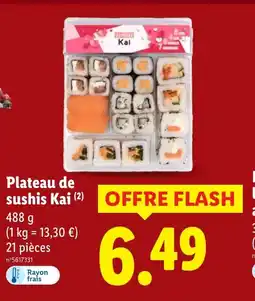 Lidl Plateau de sushis Kai offre