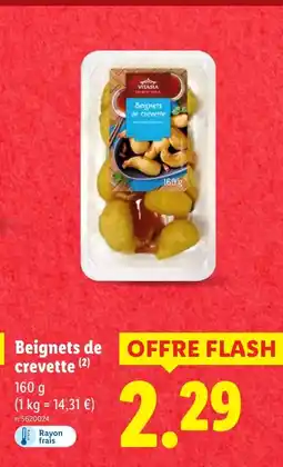 Lidl Beignets de crevette offre