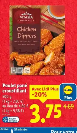 Lidl Poulet pané croustillant offre