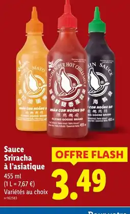 Lidl Sriracha à l'asiatique offre