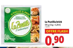 Lidl La Pastilla brick offre