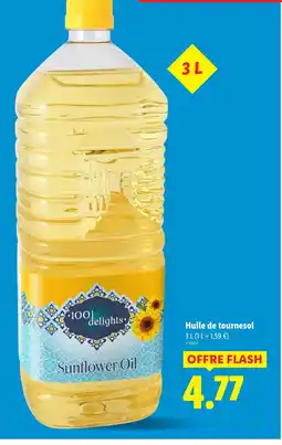 Lidl Huile de tournesol offre