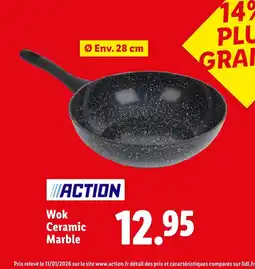Lidl Wok Ceramic Marble offre