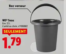 Lidl W5 Seau offre