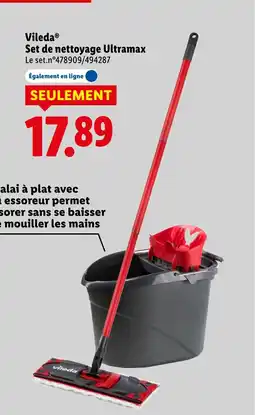 Lidl VILEDA Set de nettoyage Ultramax offre