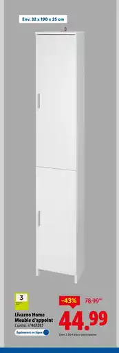 Lidl LIVARNO HOME Meuble d'appoint offre
