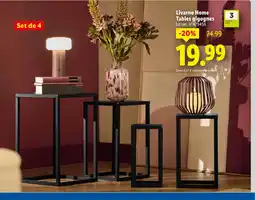 Lidl LIVARNO HOME Tables gigognes offre