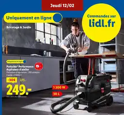 Lidl PARKSIDE Performance Aspirateur d'atelier offre