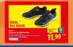 Lidl CRIVIT Chaussures de trekking adulte offre